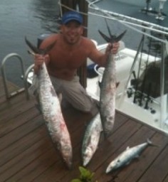 Fishing for Kingfish off Deerfield