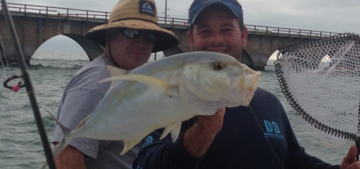 Yellowjack caught charter fishing off the Seven Mile bridge in Marathon part or the beautiful Fl Keys!