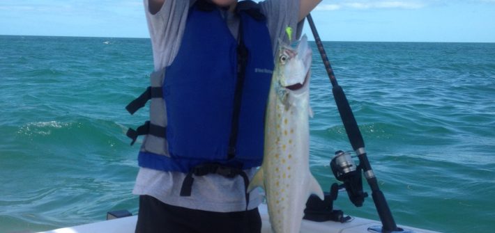 Family fishing charter off Marathon in the Fl Keys. Spring break is almost over, don’t forget to book your fishing charter!