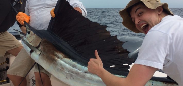 Sailfish are biting off Marathon, come book your fishing charter with Capt. Doug and get one for yourself.