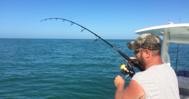 Kyle had a blast pulling on plenty of sharks while on a 3/4 fishing charter off Marathon.