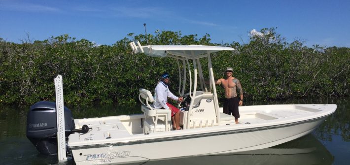 We just added this 2015 24ft Pathfinder to our fleet here at Florida Keys fishing charters in Marathon.