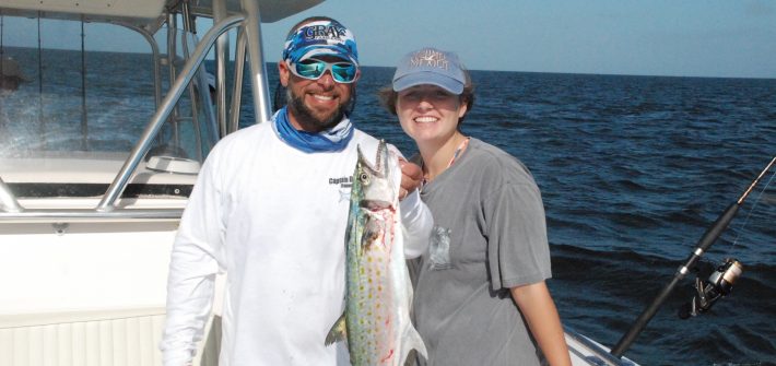 The Spanish mackerel run off Marathon is in full force. Mackerel charters are very productive this time of year.