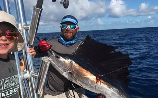 First fish of the day! The bite is hot make sure you book your next trip with Ca…