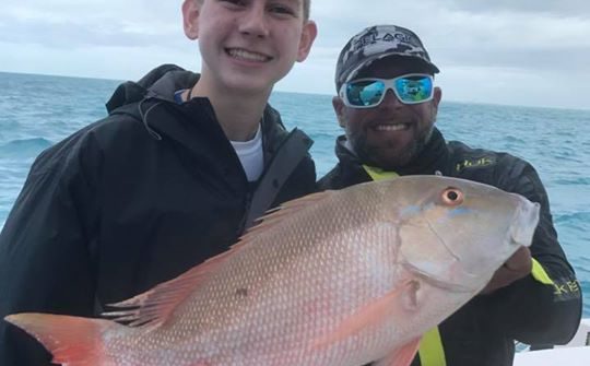 Mutton snapper to start the day.