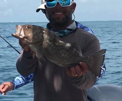 Red grouper from today’s trip.