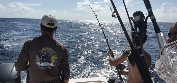 Action shot from today’s offshore charter. Lots of action but seems most of the …