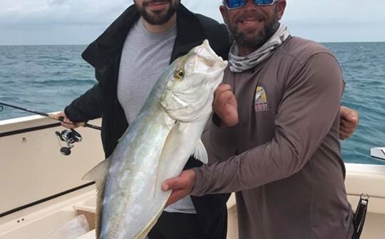 Big yellow jack to start the day! Tasty fish guys.