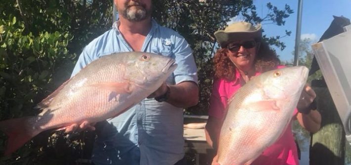 Mutton snapper made for a nice dinner for these clients! Mutton bite has been ho…