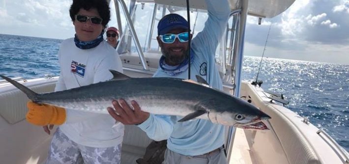 Nice kingfish caught while yellowtail fishing.