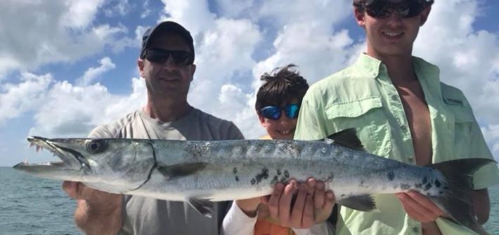 Nice barracuda along with some small snappers today. Great family 1/2 trip this …